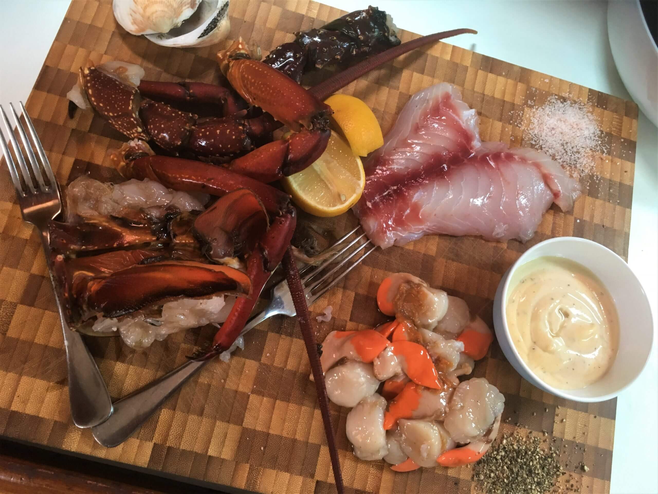 fresh seafood sailing bay of islands private charter